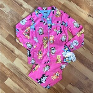 Bluey Two Piece Pajama Set - Size L (10/12)